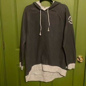 Relaxed Fit Grey Victoria’s Secret Fleece Hoodie